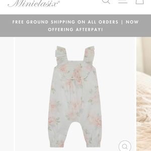 Brand New Miniclasix Girls Coverall